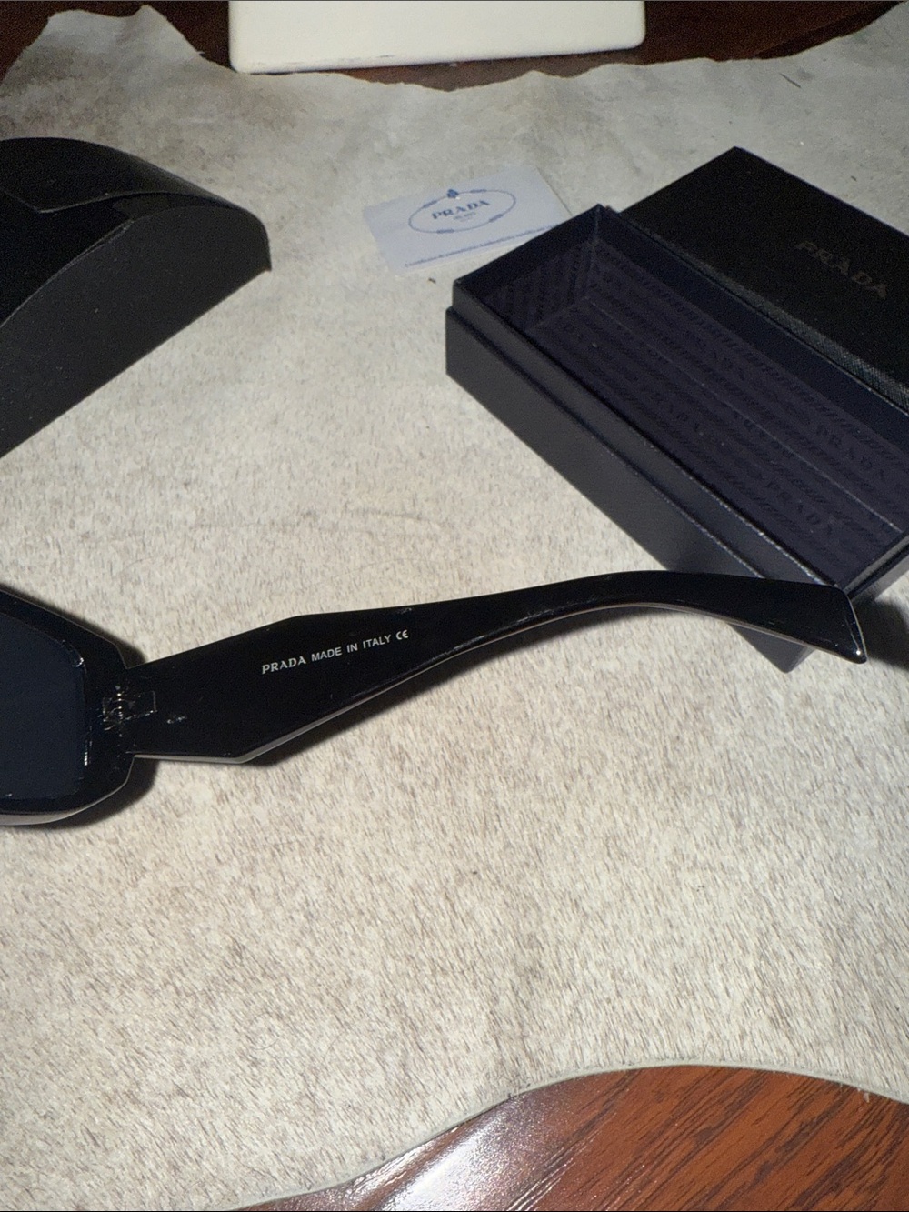 Prada Black Symbole Sunglasses - Picture 8 of 14